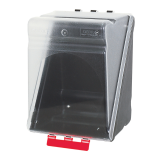 Boîte de rangement neutre transparente – ABS – Stockage pro  - Maxi