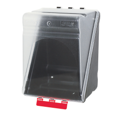 Boîte de rangement neutre transparente – ABS – Stockage pro  - Maxi