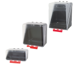 Boîte de rangement neutre transparente – ABS – Stockage pro  - Midi