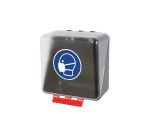 Boîte de rangement EPI - Protections Respiratoires - Plastique ABS  - Bleu - Maxi