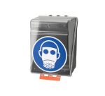 Boîte de rangement EPI - Protections Respiratoires - Plastique ABS  - Bleu - Maxi