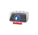 Boîte de rangement - Gants protection - Bleue/Transparente  - Transparent - Mini