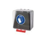 Boîte de rangement - Gants protection - Bleue/Transparente  - Transparent - Midi