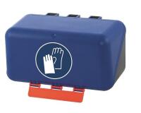 Boîte de rangement - Gants protection - Bleue/Transparente  - Bleu - Mini