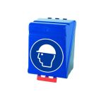 Boîte de rangement - EPI Casques de protection - Plastique ABS  - Bleu