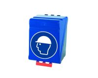 Boîte de rangement - EPI Casques de protection - Plastique ABS  - Bleu