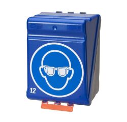 Boîte de rangement EPI pour Protections Oculaires - ABS  - Bleu - Maxi