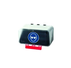 Boîte de rangement EPI pour Protections Oculaires - ABS  - Transparent - Mini