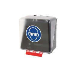 Boîte de rangement EPI pour Protections Oculaires - ABS  - Transparent - Midi
