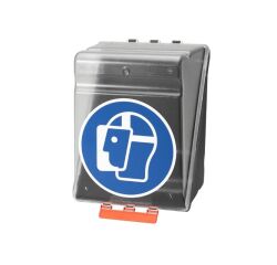 Boîte de rangement - Protections Faciales EPI - Plastique ABS  - Transparent