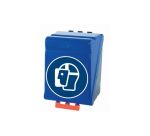 Boîte de rangement - Protections Faciales EPI - Plastique ABS  - Bleu