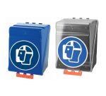 Boîte de rangement - Protections Faciales EPI - Plastique ABS  - Bleu
