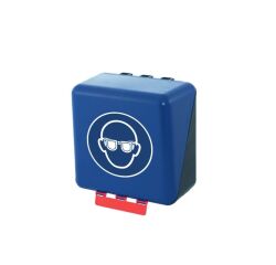 Boîte de rangement EPI pour Protections Oculaires - ABS  - Bleu - Mini