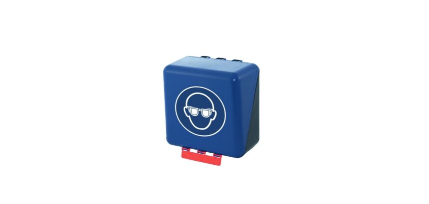 Boîte de rangement EPI pour Protections Oculaires - ABS  - Bleu - Maxi