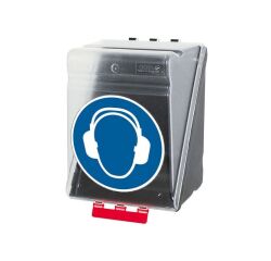 Boîte de rangement EPI pour Protections auditives - ABS  - Transparent - Maxi