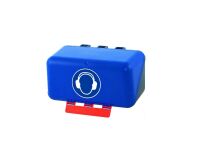 Boîte de rangement EPI pour Protections auditives - ABS  - Bleu - Mini