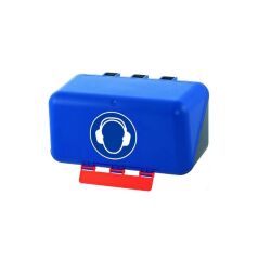 Boîte de rangement EPI pour Protections auditives - ABS  - Bleu - Mini