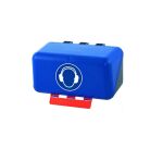 Boîte de rangement EPI pour Protections auditives - ABS  - Bleu - Midi