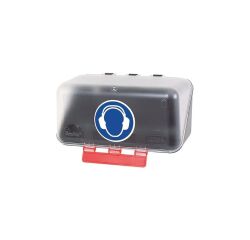 Boîte de rangement EPI pour Protections auditives - ABS  - Transparent - Mini