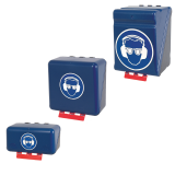 Boîte de rangement EPI - Protections oculaires et auditives - ABS  - Bleu - Maxi
