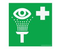 Panneau premiers secours - Lavage oculaire - E011 - ISO 7001