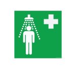 Panneau premiers secours - Douche de sécurité - ISO EN 7010
