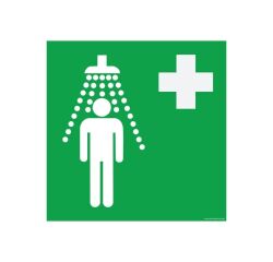Panneau premiers secours - Douche de sécurité - ISO EN 7010