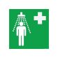 Panneau premiers secours - Douche de sécurité - ISO EN 7010