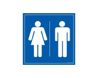 Panneau Toilettes - Homme Femme
