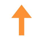 Flèches adhésives de sol 300x200 mm – lot de 5 ex