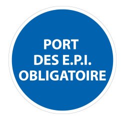 Panneau Obligation - Port des E.P.I. obligatoire - M005