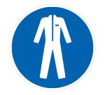 Signalétique M010 ISO 7010 – Vêtements de Protection Obligatoires