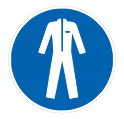 Signalétique M010 ISO 7010 – Vêtements de Protection Obligatoires