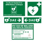 Kit signalétique défibrillateur - Intérieur/Extérieur  - Extérieur