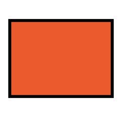 Plaque ADR vierge transport matières dangereuses 300x400cm  - Vinyle