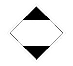 Signalisation de transport normalisée ADR - Quantité limitée LQ11  - 150 x 150 mm - Plaque magnétique