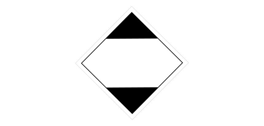 Signalisation de transport normalisée ADR - Quantité limitée LQ11  - 150 x 150 mm - Plaque magnétique