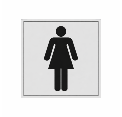 Signalétique d'information WC - Toilettes Femmes - Vinyle Souple ou PVC