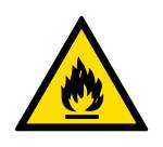 Panneau danger - Matières inflammables - W002