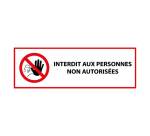 Panneau Interdit aux personnes non autorisées P080 - ISO 7010
