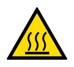 Signalétique de danger - Picto Surface Chaude - W017 - ISO 7010