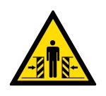 Signalétique de danger - Pictogramme Ecrasement - W019 - ISO 7010