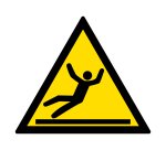 Signalétique de danger - Picto Surface glissante - W011 - ISO 7010