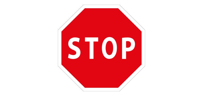 Panneau STOP AB4 pour intersection et site privé