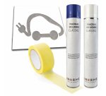Pochoir souple - Marquage véhicule électrique - Kit complet