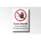 Panneau Interdiction - Accès interdit à toute personne étrangère au service - 150 x 210 mm  - PVC