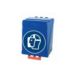 Boîte de rangement - Protections Faciales EPI - Plastique ABS  - Bleu