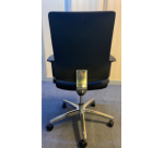 Fauteuil en tissu noir VIRTUOSE - Reconditionné