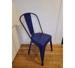Chaise en fer UHS bleu marine - Reconditionné