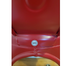 Chaise en fer UHS rouge - Reconditionné